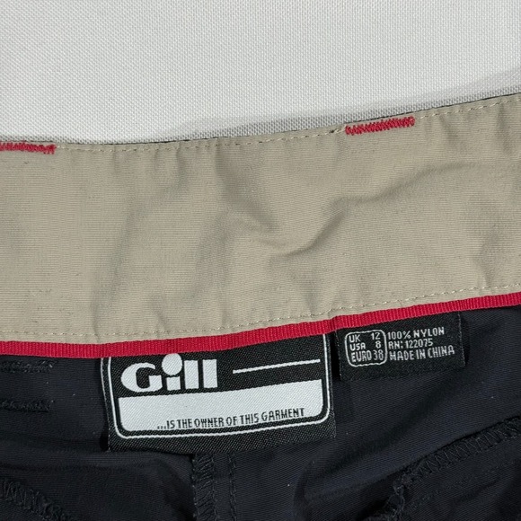 Gill‎ UV Tec Shorts Adjustable Waist Womens 8 Graphite Gray Lightweight Sailing - Picture 9 of 12